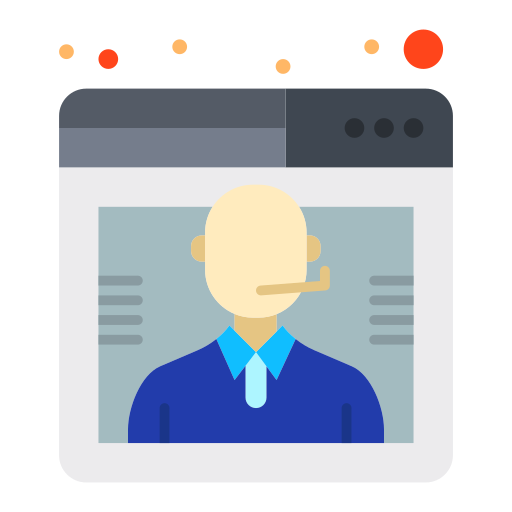 agente de centro de llamadas icono gratis