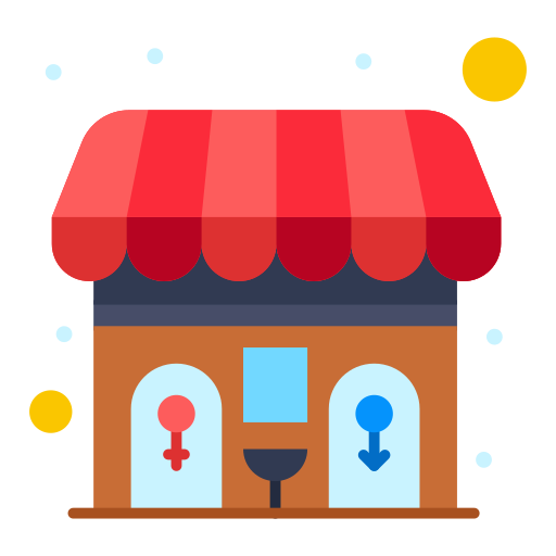 baño público icono gratis