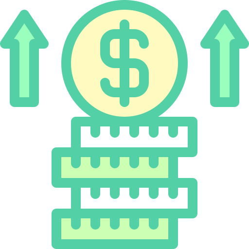 ingresos icono gratis