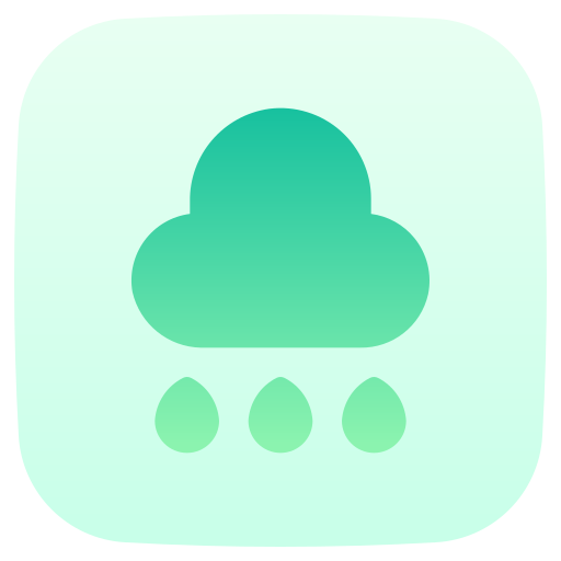 lluvioso icono gratis