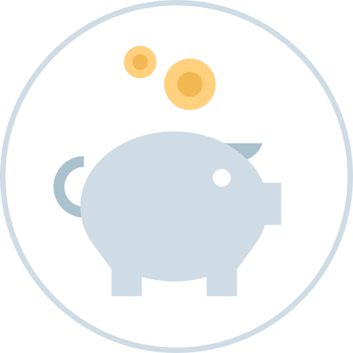 ahorros icono gratis