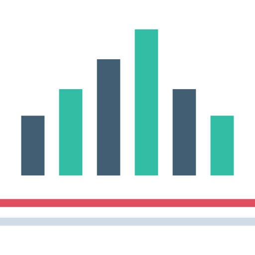 gráfico de barras icono gratis