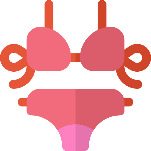 Bikini Basic Rounded Flat icon