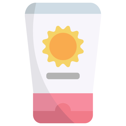 crema solar icono gratis