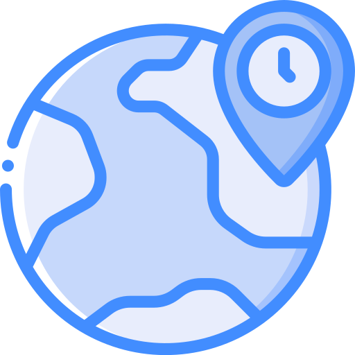 Location Basic Miscellany Blue icon