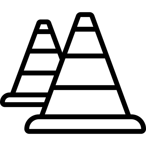 Traffic cone free icon