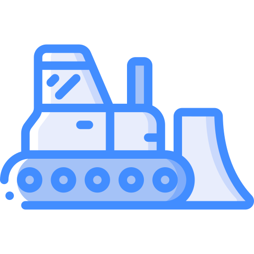 bulldozer Icône gratuit bulldozer Icône gratuit
