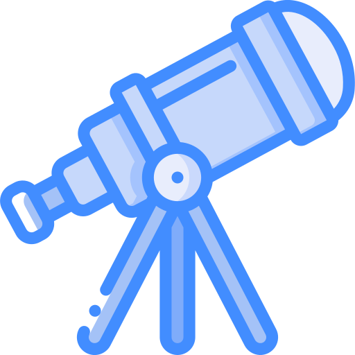 telescópio grátis ícone telescópio grátis ícone