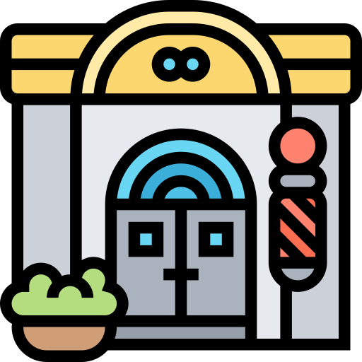 salon de coiffure Icône gratuit salon de coiffure Icône gratuit