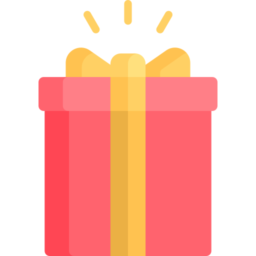 caja de regalo icono gratis