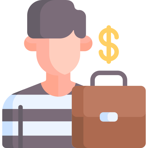 corrupción icono gratis