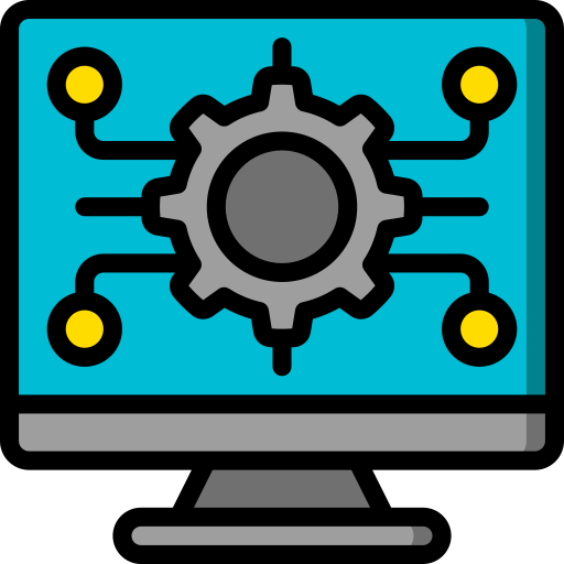 Computer Basic Miscellany Lineal Color icon