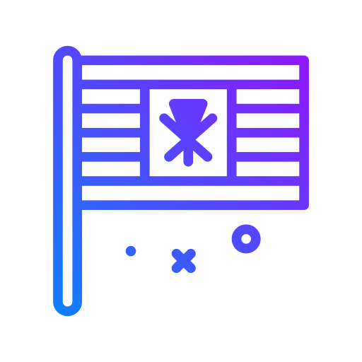 Flag free icon Flag free icon