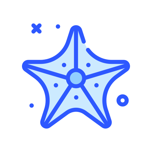 estrellas de mar icono gratis