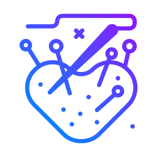 cojín de alfiler icono gratis