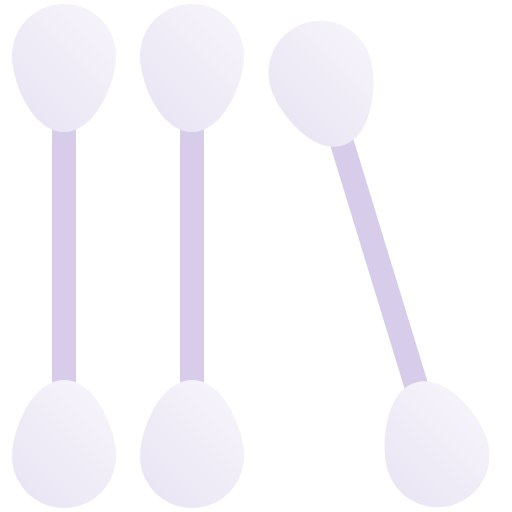 bastoncillos de algodón icono gratis