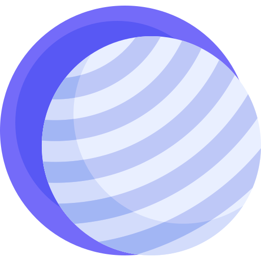 Yoga ball Detailed Flat Circular Flat icon