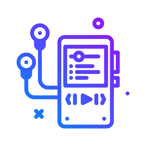 reproductor de música icono gratis