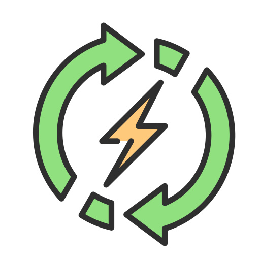 energía renovable icono gratis