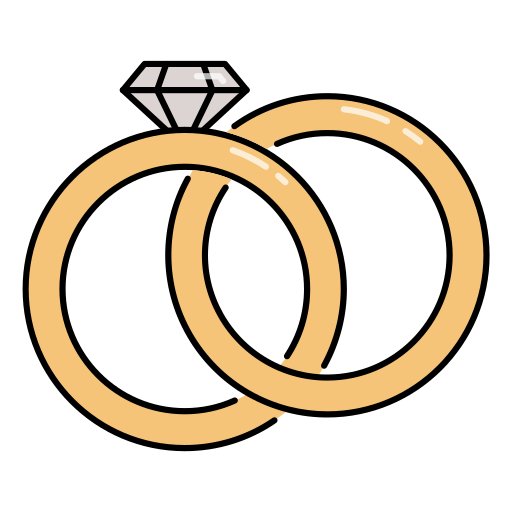 Wedding ring Generic Outline Color icon