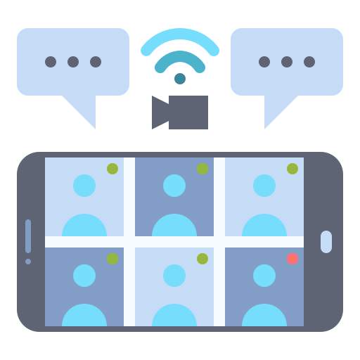 videollamada icono gratis