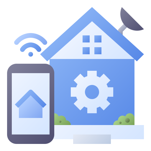 Home automation icon Generic Flat Gradient