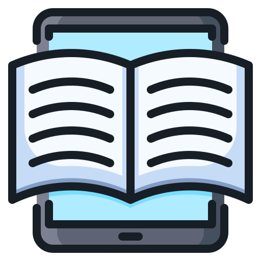 Ebook Generic Outline Color icon