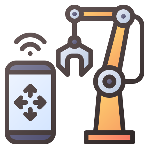 Robot arm Generic Lineal Color Gradient icon