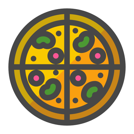 Pizza Generic Outline Color icon