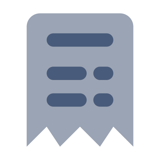 factura icono gratis