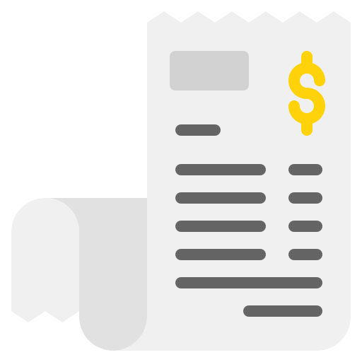 factura icono gratis