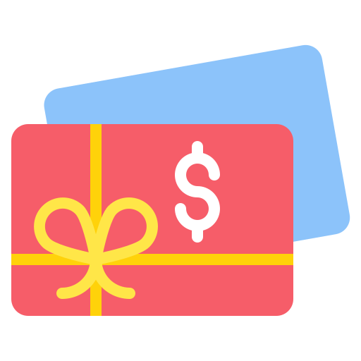 tarjeta de regalo icono gratis