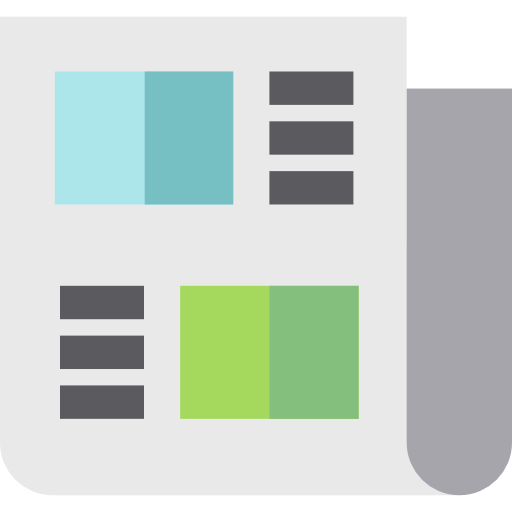 신문 무료 아이콘