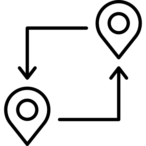 rota grátis ícone