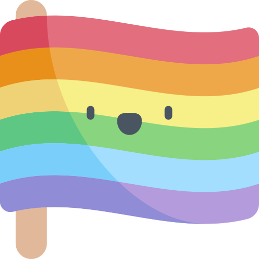 bandera arcoiris icono gratis