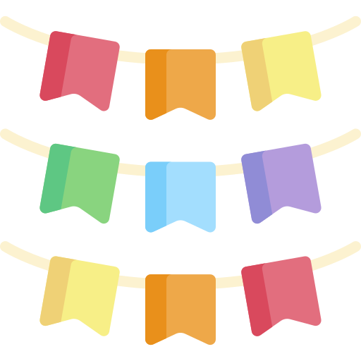 guirlande Icône gratuit