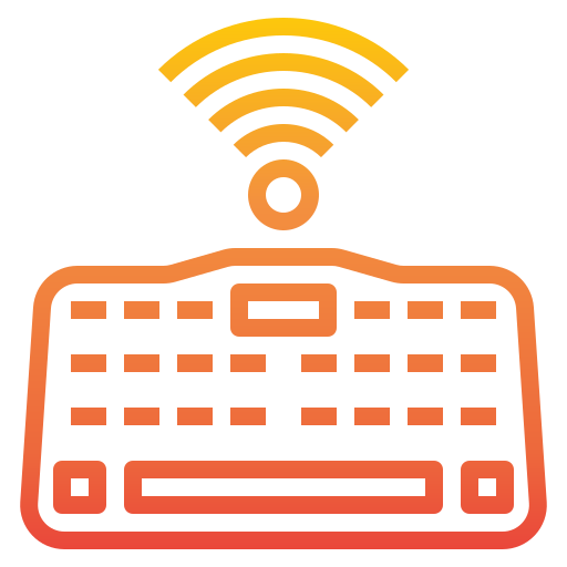 teclado inalambrico icono gratis