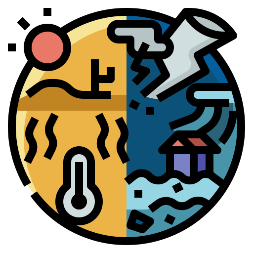 Disaster free icon