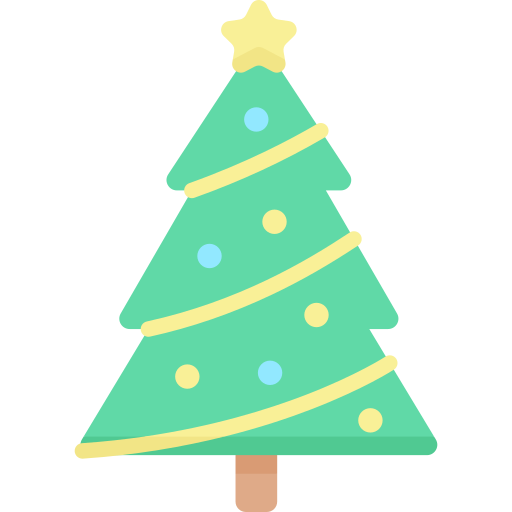 árbol de navidad icono gratis