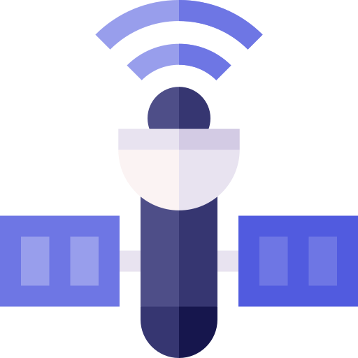 Satellite Basic Straight Flat Icon