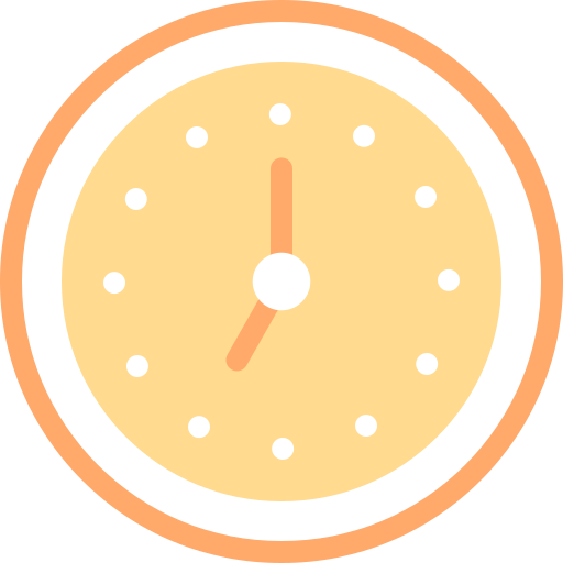 Clock Detailed color Lineal color icon