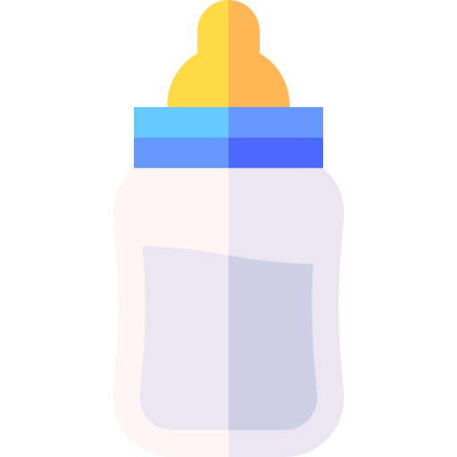 Feeding bottle Basic Straight Flat icon