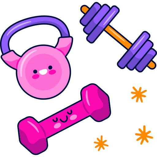 Pink Dumbbells PNG Transparent Images Free Download, Vector Files