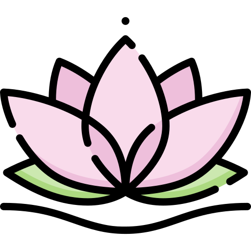 Lotus Detailed Rounded Lineal color icon