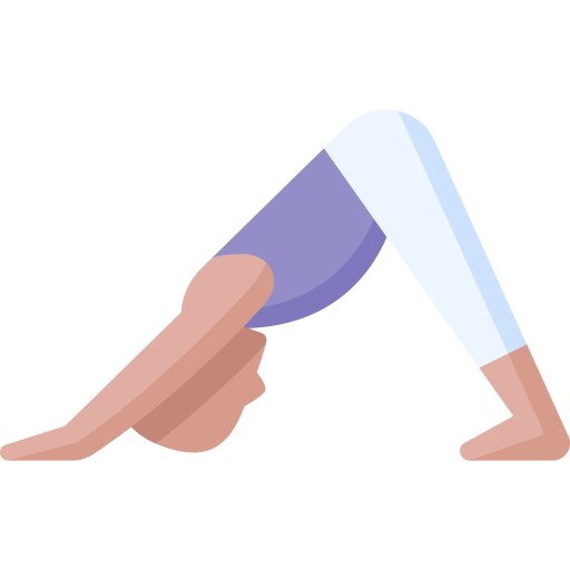 pose de yoga icono gratis