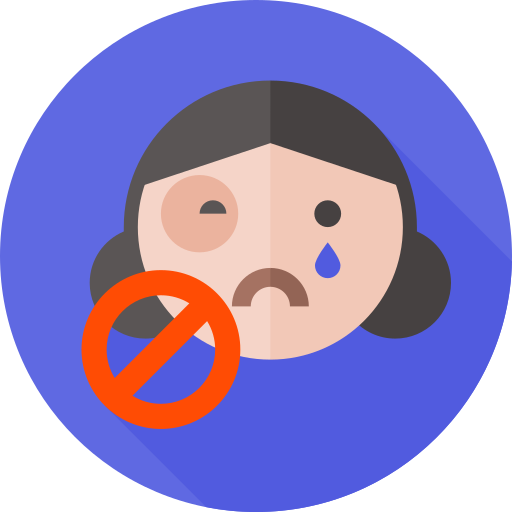 No violence Flat Circular Flat icon