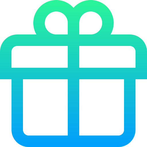 caja de regalo icono gratis