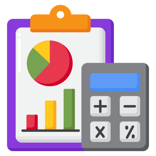 flat accounting icons
