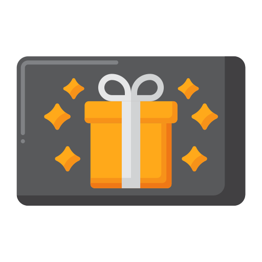 tarjeta de regalo icono gratis