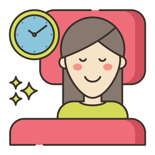 Sleep Flaticons Lineal Color Icon 